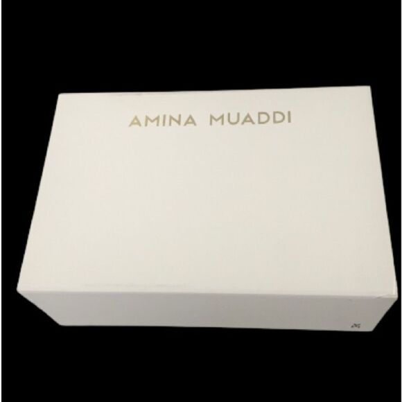 Amina Muaddi Empty Replacement Magnetic Close Shoe Heels Gift Box 12”x8”x4.5” - Picture 1 of 9